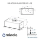 Витяжка Minola HBI 6873 WH GLASS 1200 LED Line - зображення 2