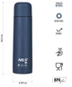 Термос туристический NILS CAMP NC3803 500 мл Синий (5908261682513) - изображение 7