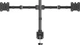 Настільне кріплення для двох моніторів OfficePro MA112B 17-35" 2-20 кг Black - зображення 2