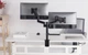 Настольное крепление для двух мониторов OfficePro MA722B 17-32" 1-9 кг Black - изображение 9