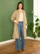 Тренч женский Uniqlo 58952161 M Бежевый (1159841480) - изображение 7