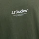 Футболка из хлопка оверсайз Jack & Jones 12278787c69 L темно-зеленая (100014916) - изображение 6
