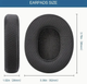 Амбушюры тканевые для Sennheiser HD202, HD202 II, HD212, HD437, HD447, HD457 - изображение 4