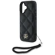 Чохол Karl Lagerfeld Quilted Initial Logo & Chain Strap для iPhone 16 Black (KLHCP16SPSQSKLSMSK) - зображення 5