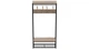 Вешалка напольная модульная Ferrum-decor Трелис 15 180x90x38 черный ДСП Дуб Сан-Марино 16мм (FRD-104362) - изображение 4