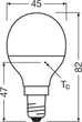 Светодиодная лампа OSRAM P75 7.5W 800Lm 4000K E14 (4058075624047) - изображение 3