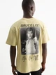 Футболка хлопковая длинная мужская C&A 2227538_01 XL Зеленая (KAY2000001609064) - изображение 2