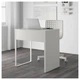 Письменный стол IKEA MICKE 73x50 см белый компьютерный столик, рабочий стол для ноутбука ИКЕА МИККЕ 302.130.76 - изображение 3