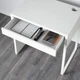Письменный стол IKEA MICKE 73x50 см белый компьютерный столик, рабочий стол для ноутбука ИКЕА МИККЕ 302.130.76 - изображение 7