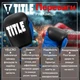 Боксерские перчатки TITLE Boxing Dynamic Strike Black/Blue 12 oz (бинты 4м. в комплекте) (XDBG 12 BK/BL) - изображение 3