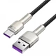 Кабель Baseus Cafule Metal USB - Type-C 66W/2m (CAKF000201) (Black) - зображення 2