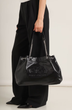 Женская кожаная сумка Marc Jacobs The Large Chain Sack Bag, чёрная - изображение 3