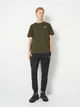 Футболка хлопковая длинная мужская Puma Essentials Graphics 68471770 M Dark Olive (4069157680509) - изображение 3