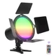 Світлодіодний прожектор LED CH JSL-216 RGB 16x15 cm 128 Lights 3200K-5600K Remote - зображення 7