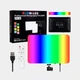 Лампа відеосвітло LED RGB CH PM-26 23x16 cm 96 Lights 2700K-6000K Remote USB + Adapter inside - зображення 5