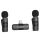 Бездротовий мікрофон BOYA BY-V20 Type-C 2 мікрофона Black - изображение 1