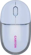 Миша Canyon OnClick 24 Dual-mode Silent Bluetooth/Wireless Transparent/Blue (CNS-CMSW24BL) - зображення 1