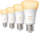 Żarówka LED Philips Hue White Ambiance E27 4 szt (8719514328280) - obraz 1