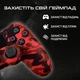 Силіконовий чехол для геймпаду Sony PlayStation DualShock 4 Camo red - изображение 3