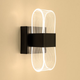 Світильник світлодіодний настінний бра LUMINARIA LUMIERA SQUARE 12W 3000-6500К ON/OFF BLACK/CLEAR 220V IP20 - зображення 2