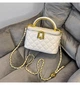 Женская сумка-косметичка 1032 Vanity Bag кросс-боди белая молочная - изображение 7