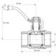 Кран кульовий Koer 1/2" ГГР [KR.214] [KR0033] - зображення 5