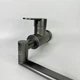 Кран-смеситель поворотный 360° с аэратором Water Tap Faucet, универсальный однорычажный смеситель-трансформер для раковины и мойки с 2 режимами подачи воды (душ, струя) и керамическим картриджем, для кухни и ванной, AND938 - изображение 7