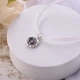 Кулон цветок серебряный Калачик Granat 925 Zirkon - изображение 7