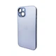 Чохол для смартфона AG Glass Matt Frame Color Logo for Apple iPhone 15 Sierra Blue (AGMattFrameiP15LBlue) - изображение 1