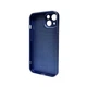 Чохол для смартфона AG Glass Matt Frame Color Logo for Apple iPhone 14 Navy Blue (AGMattFrameiP14Blue) - изображение 2