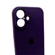 Чохол Premium для смартфона Silicone Full Case AA Camera Protect for Apple iPhone 16 59,Berry Purple (FullAAi16-59) - изображение 6