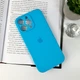 Чохол для смартфона Silicone Full Case AA Camera Protect for Apple iPhone 16 Pro 44,Light Blue (FullAAi16P-44) - изображение 7