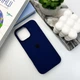 Чохол для смартфона Silicone Full Case AA Open Cam for Apple iPhone 16 Pro Max 39,Navy Blue (FullOpeAAi16PM-39) - изображение 6