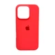 Чохол для смартфона Silicone Full Case AA Open Cam for Apple iPhone 16 Pro Max 50,Pink Orange (FullOpenAAi16PM-50) - изображение 1