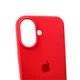 Чохол для смартфона Silicone Full Case AA Open Cam for Apple iPhone 16 18,Peach (FullOpeAAi16-18) - изображение 4
