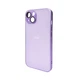 Чохол Premium для смартфона AG Glass Matt Frame Color Logo for Apple iPhone 12 Light Purple (AGMattFrameiP12LPurple) - зображення 1
