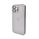 Чохол для смартфона AG Glass Matt Frame Color Logo for Apple iPhone 13 Pro Max Titanium Grey (AGMattFrameiP13PMGrey) - изображение 1