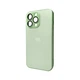 Чохол для смартфона AG Glass Matt Frame Color Logo for Apple iPhone 13 Pro Light Green (AGMattFrameiP13PLGreen) - изображение 1