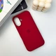 Чохол для смартфона Silicone Full Case AA Open Cam for Apple iPhone 16 35,Maroon (FullOpeAAi16-35) - изображение 6