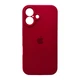 Чохол для смартфона Silicone Full Case AA Camera Protect for Apple iPhone 16 35,Maroon (FullAAi16-35) - изображение 1