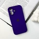 Чохол для смартфона Silicone Full Case AA Camera Protect for Apple iPhone 16 22,Dark Purple (FullAAi16-22) - изображение 7