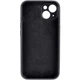 Чохол Premium для смартфона Silicone Full Case AA Camera Protect for Apple iPhone 13 14,Black (FullAAi13-14) - зображення 4