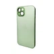 Чохол для смартфона AG Glass Matt Frame Color Logo for Apple iPhone 15 Light Green (AGMattFrameiP15LGreen) - зображення 1