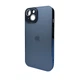 Чохол Premium для смартфона AG Glass Sapphire Frame MagSafe Logo for Apple iPhone 14 Sea Blue (AGSappiFRP14Blue) - зображення 1