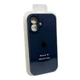 Чохол для смартфона Silicone Full Case AA Camera Protect for Apple iPhone 16 7,Dark Blue (FullAAi16-7) - изображение 2