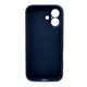 Чохол для смартфона Silicone Full Case AA Camera Protect for Apple iPhone 16 7,Dark Blue (FullAAi16-7) - изображение 3