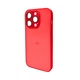 Чохол для смартфона AG Glass Matt Frame Color Logo for Apple iPhone 14 Pro Coke Red (AGMattFrameiP14PRed) - изображение 1