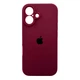 Чохол для смартфона Silicone Full Case AA Camera Protect for Apple iPhone 16 47,Plum (FullAAi16-47) - изображение 1