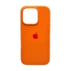 Чохол для смартфона Silicone Full Case AA Open Cam for Apple iPhone 16 Pro Max 34,Papaya (FullOpenAAi16PM-34) - изображение 1