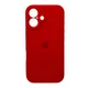 Чохол для смартфона Silicone Full Case AA Camera Protect for Apple iPhone 16 11,Red (FullAAi16-11) - изображение 1